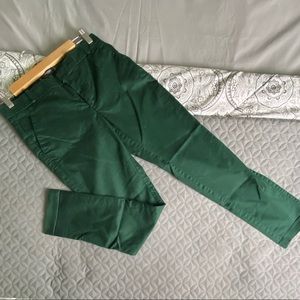 Mango Trousers (deep green) Size 2